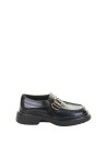 Mocassino in pelle con fibbia