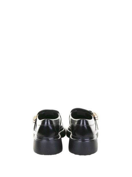 Leather Loafer with Buckle