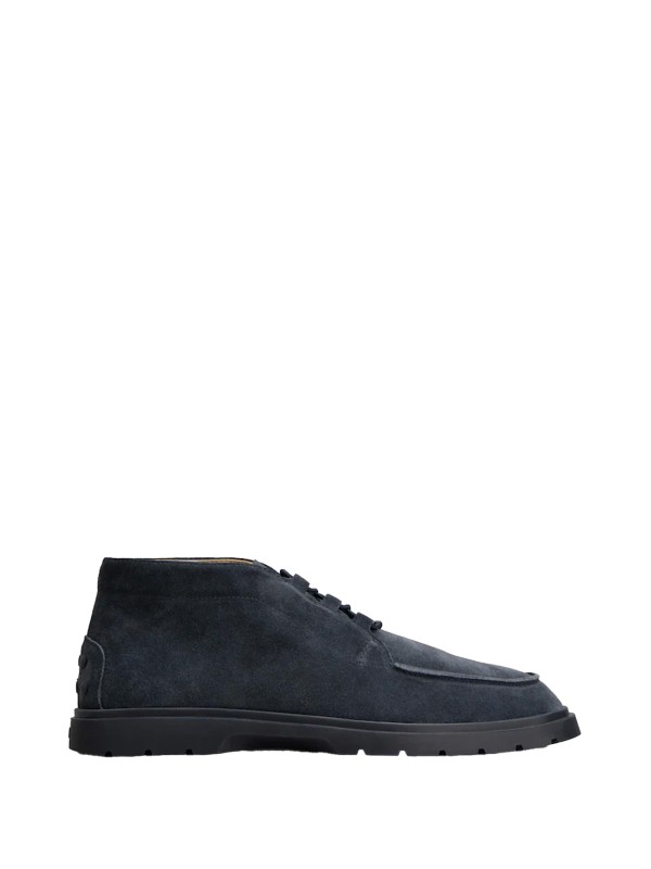 Polacco blu navy in suede