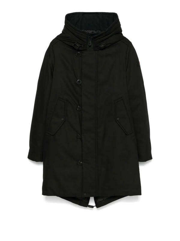 Parka lungo uomo nero Parka lungo uomo nero