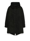 Parka lungo uomo nero