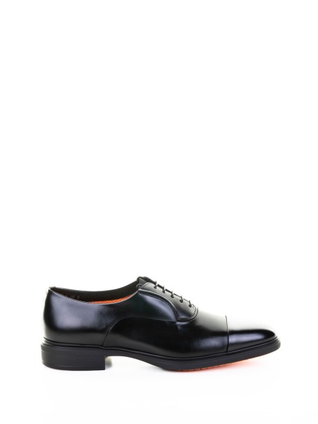 Francesina nero in pelle