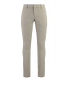 Pantalone tortora slim fit