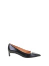 Décolleté nero in pelle