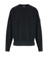 Felpa nera con patch logo