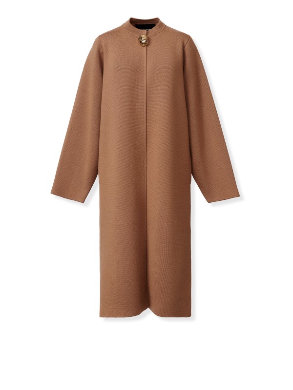 Mantella donna lunga a maniche lunghe