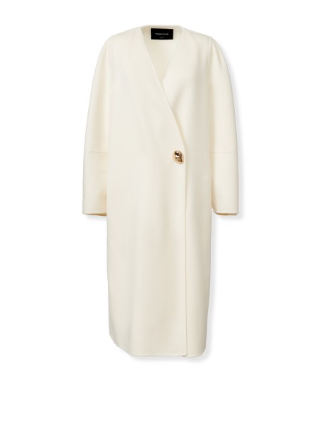 Cappotto lungo bianco