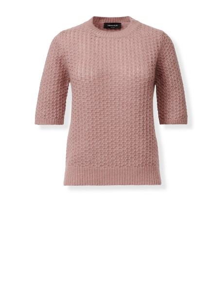 Maglia girocollo rosa