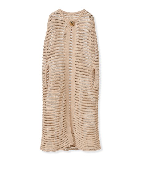 Cappa beige traforata