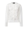 Camicia bianca con paillettes