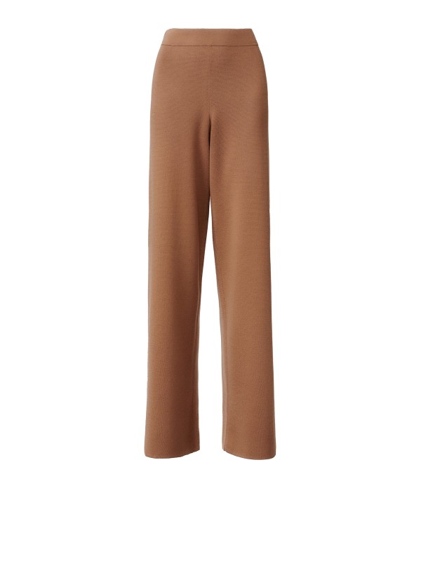 High-Waisted Wicker Trousers