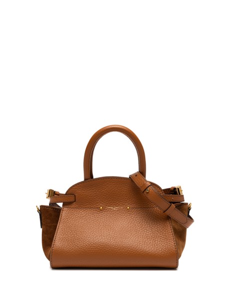 Borsa Farah in pelle grana maxi