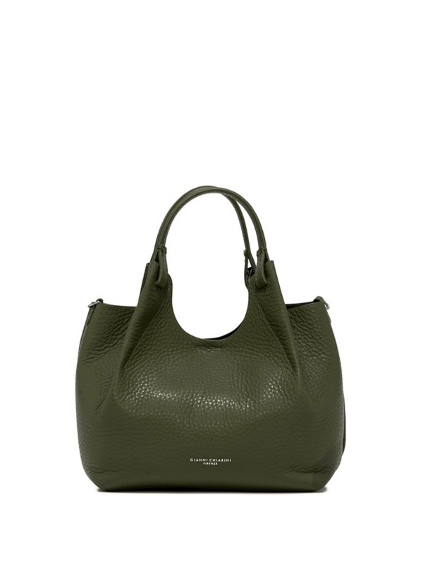 Borsa Dua in pelle verde scuro Borsa Dua in pelle verde scuro