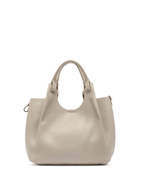 Borsa Dua in pelle beige