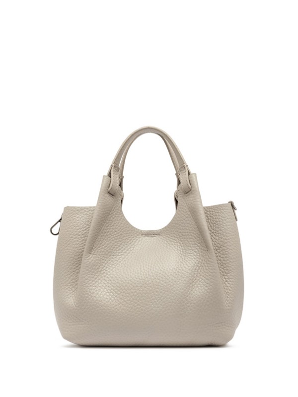 Borsa Dua in pelle beige Borsa Dua in pelle beige