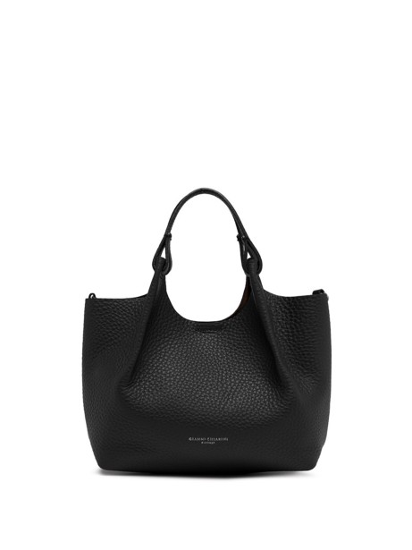 Borsa Dua in pelle nera