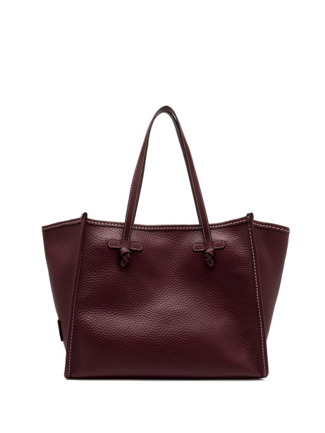 Borsa Marcella in pelle rosso scuro