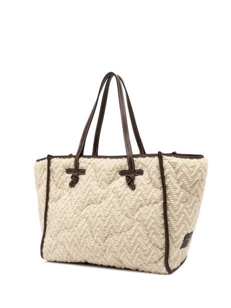 Borsa Marcella reversibile beige 2