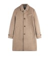 Men's Camel Coat with Buttons