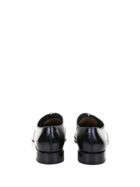 Derby nero in pelle