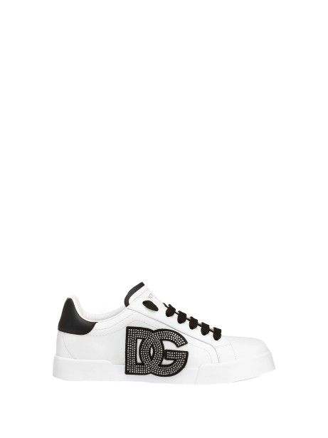 Portofino light strobel sneaker in calfskin