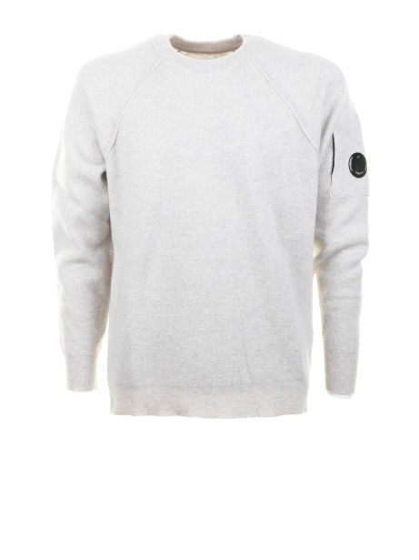 Maglia bianca a maniche lunghe