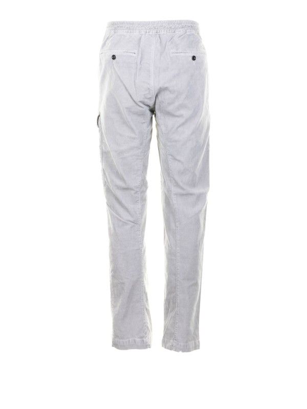 Pantaloni in tessuto grigio