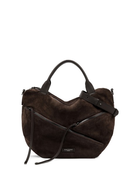Borsa Shania in pelle scamosciata