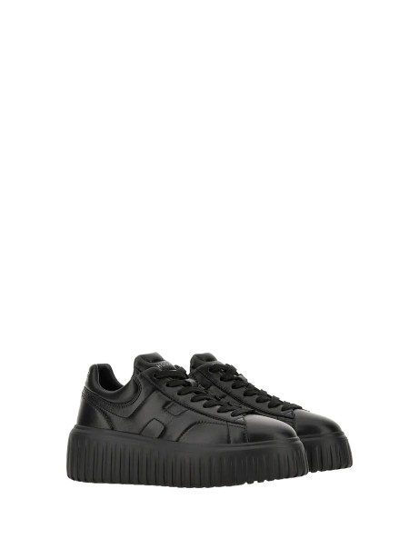 Sneakers in nappa nero 2