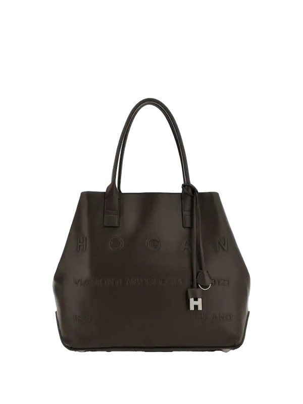 Borsa in pelle marrone Borsa in pelle marrone