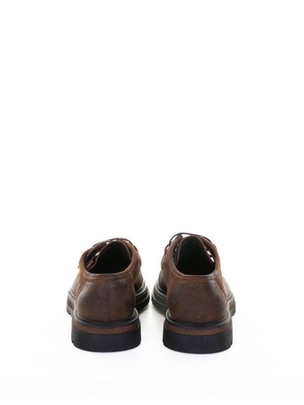 Mocassino in suede marrone