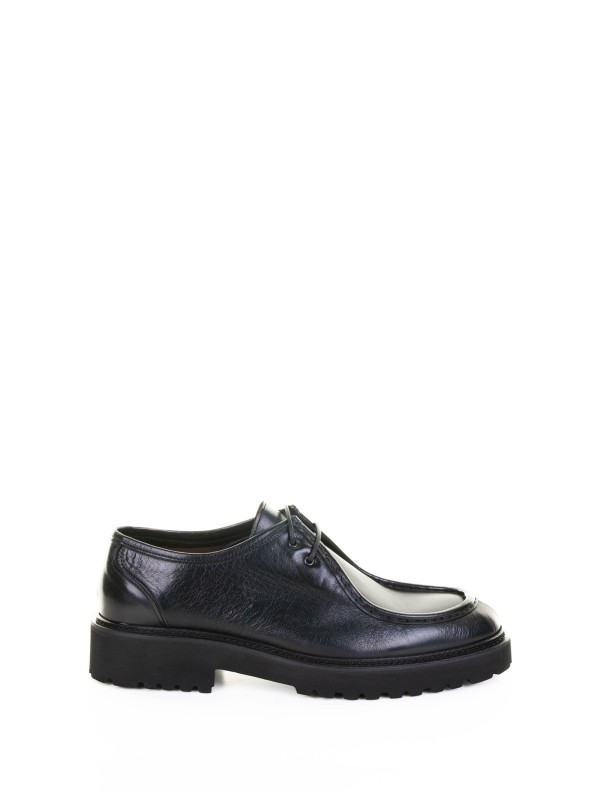 Black Leather Oxford