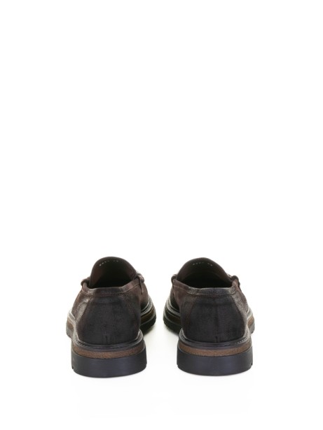 Dark Brown Suede Moccasin