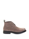 Dove-grey suede boot