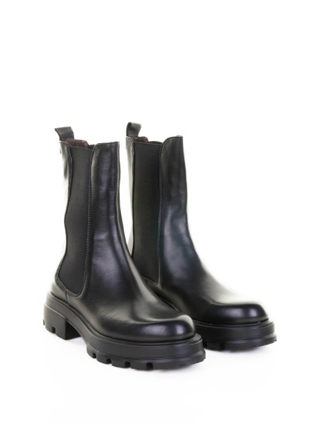 Beatles nero in pelle