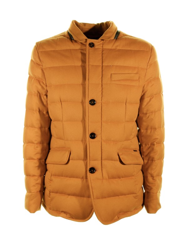 Orange quilted blazer jacket Orange quilted blazer jacket