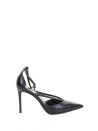 Décolleté nero in nappa