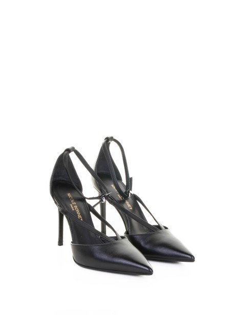 Black Nappa Leather Pump 2