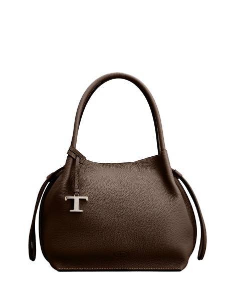 Secchiello marrone in pelle Secchiello marrone in pelle