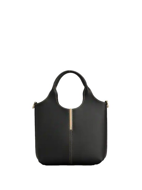 Borsa nera in pelle