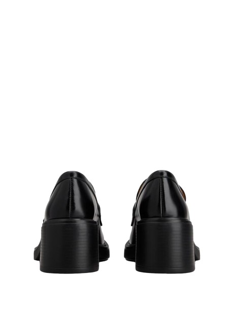 Stivaletto nero in pelle