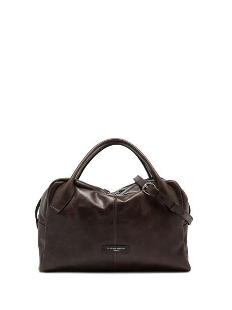 Borsa Emily marrone in pelle effetto vintage