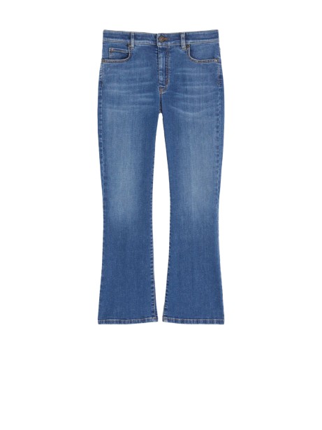 Jeans slim da donna blu