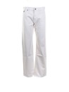 Women's White Straight Leg Trousers