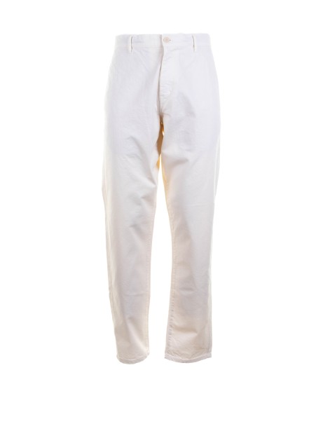 Pantalone uomo bianco naturale