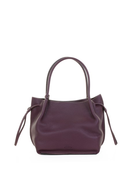 Borsa Secchiello Medio Marrone in pelle