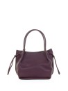 Borsa Secchiello Medio Marrone in pelle
