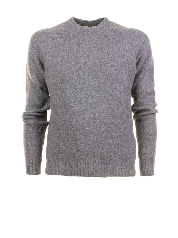 Maglia girocollo grigia