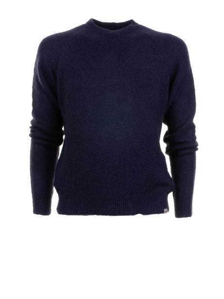 Maglia girocollo blu