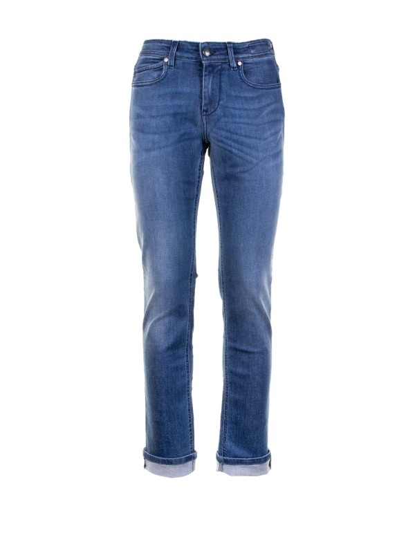 Men's jeans in blue denim
